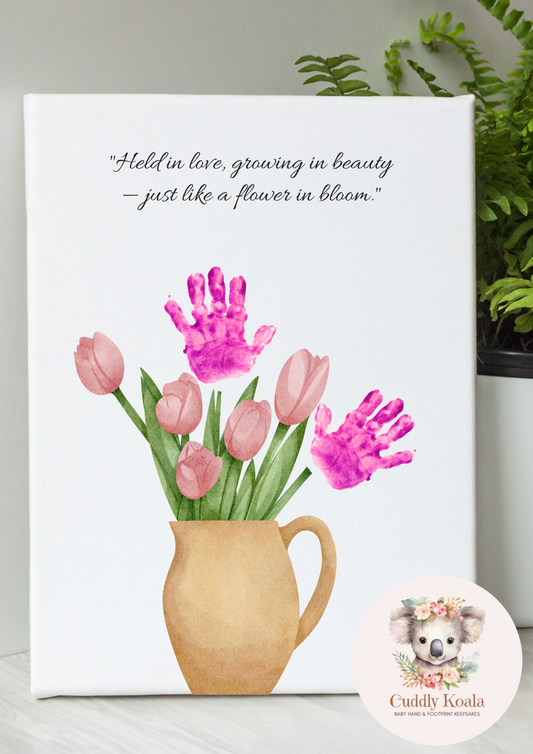 Tulips Baby Keepsake